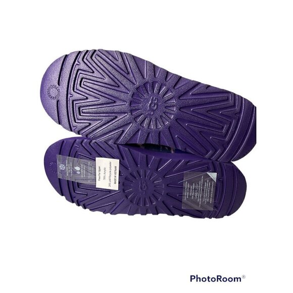 UGG Women's Classic Clear Mini Boots Marble Violet Night Sz 7 NEW. Cold,rain - Picture 4 of 4